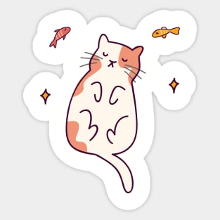 Sleeping cat Sticker